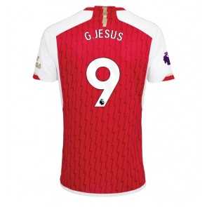 Arsenal Gabriel Jesus #9 Replika Hjemmebanetrøje 2023-24 Kortærmet
